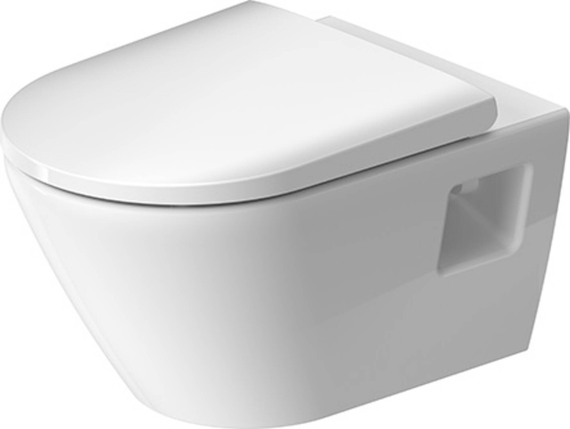 Duravit D-Neo hangtoilet met toiletbril 37x54x40cm Wit