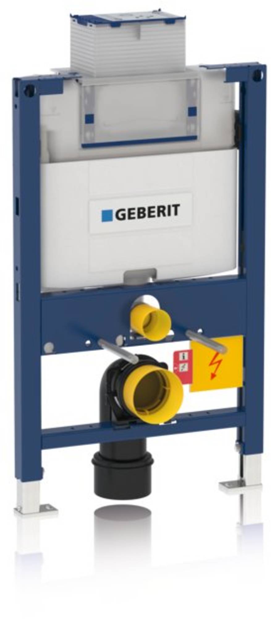 Geberit Duofix wc-element met Omega inbouwreservoir 12cm front-/planchetbediening