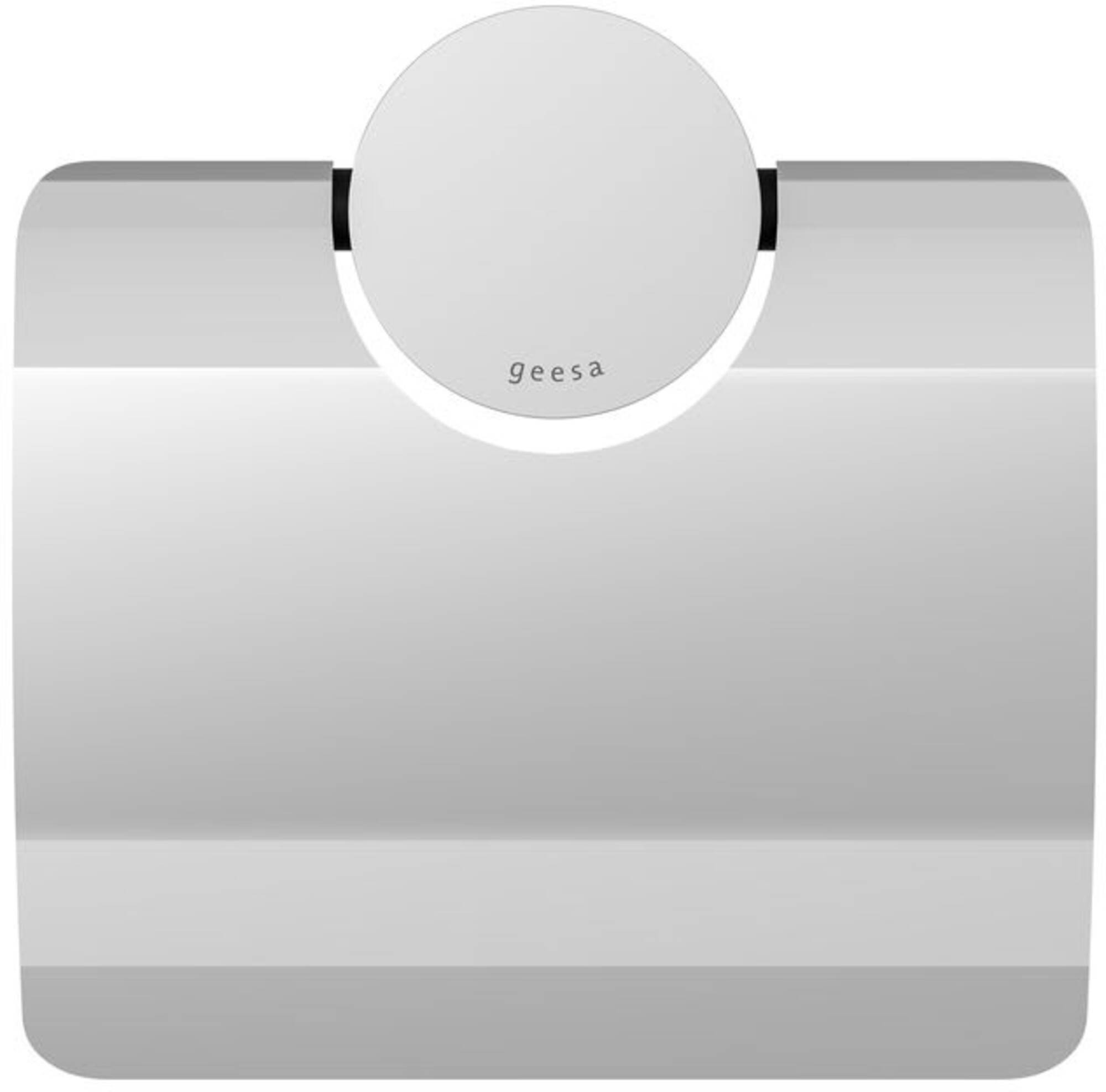 Geesa Opal toiletrolhouder met klep 14x1,9x14,2cm chroom